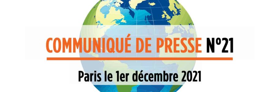 Communiqué de Presse N°21 – Paris le 1er décembre