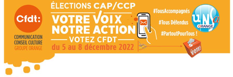 Élections CAP/CCP 2022