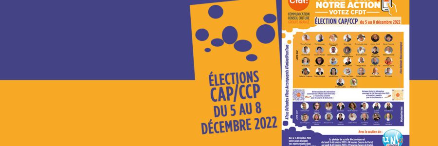 Voter CFDT pour les élections CAP/CCP