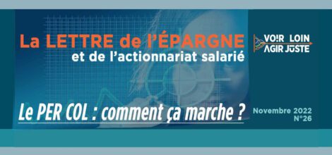 Lettre épargne CFDT Orange N°26 PER COL