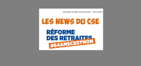 News du CSE DO ile de france