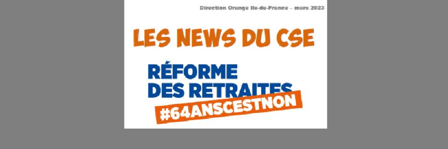 Les News du CSE de mars 2023