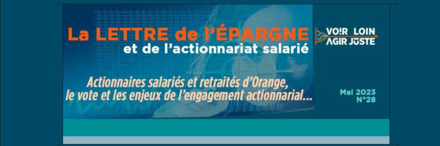 La lettre de l’épargne et de l’actionnariat salarié N°28