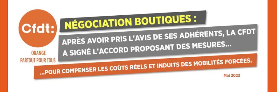 NÉGOCIATION BOUTIQUES :