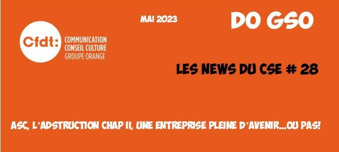 Les News du CSE # 28