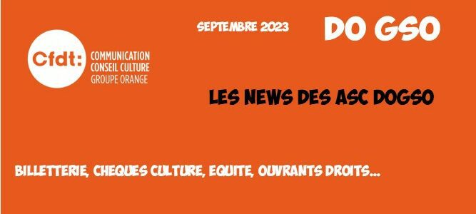 Les news ASC DOGSO