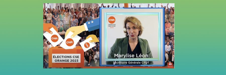 Marylise Léon, secrétaire générale de la CFDT, appelle à la mobilisation pour voter !