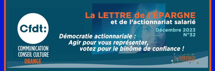 La lettre de l’épargne et de l’actionnariat salarié N°32
