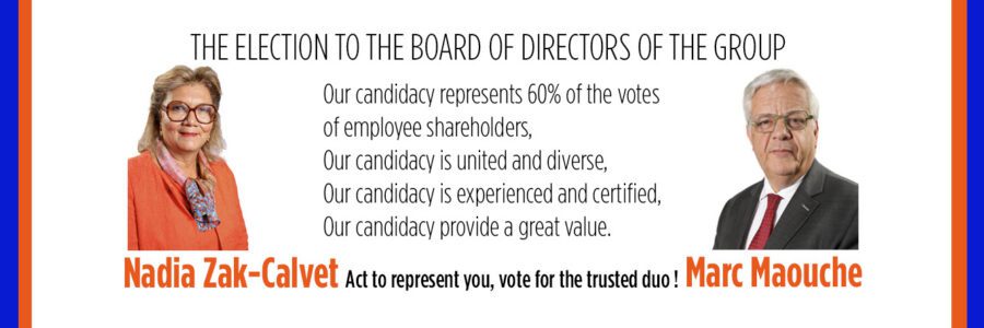 THE ELECTION TO THE BOARD OF DIRECTORS OF THE GROUP