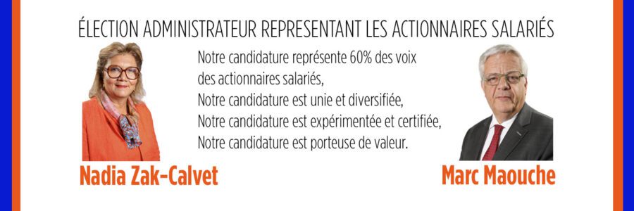 ÉLECTION ADMINISTRATEUR REPRESENTANT LES ACTIONNAIRES SALARIÉS