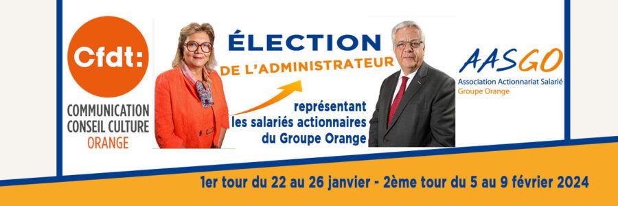 Élection administrateur représentant les actionnaires salariés – Groupe Orange