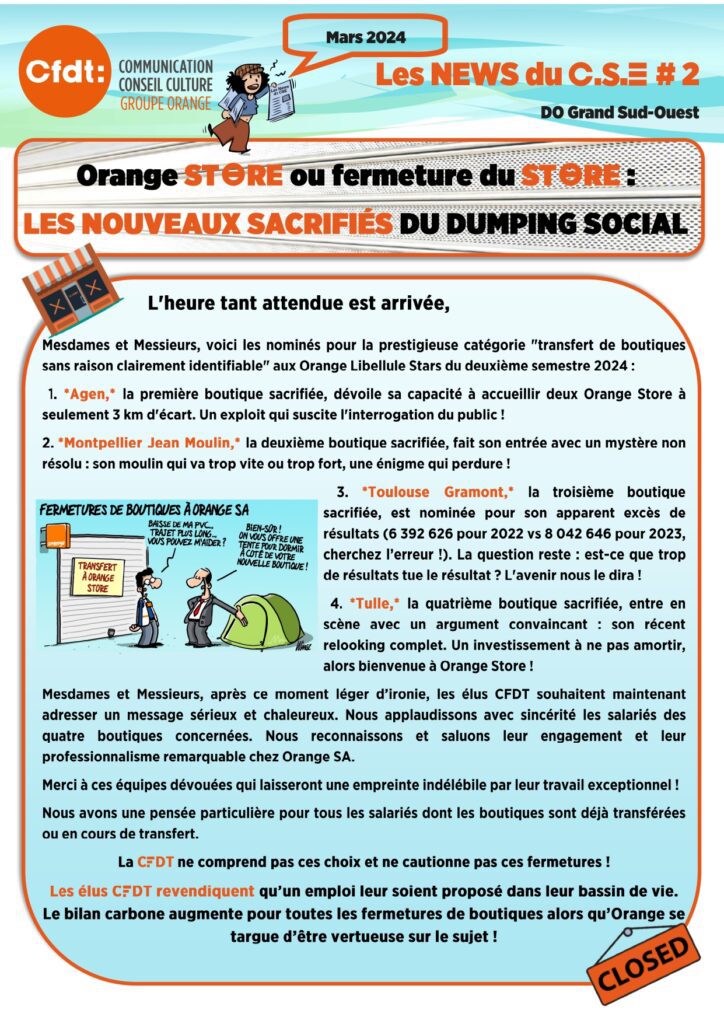 Les NEWS DU C S E 2