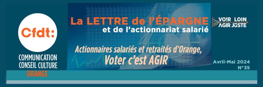 La lettre de qualité de l’épargne et de l’actionnariat salarié N°35