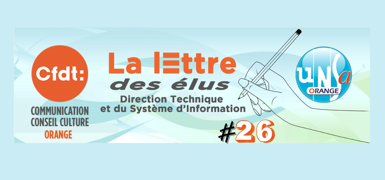 Lettre des élus DTSI n°26