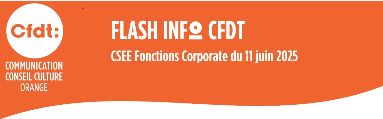 FLASH INFO /CSEE Fonctions Corporate