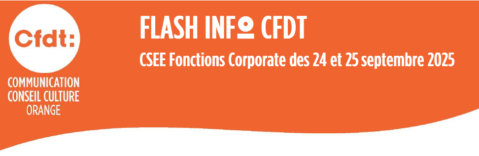 FLASH INFO /CSEE Fonctions Corporate