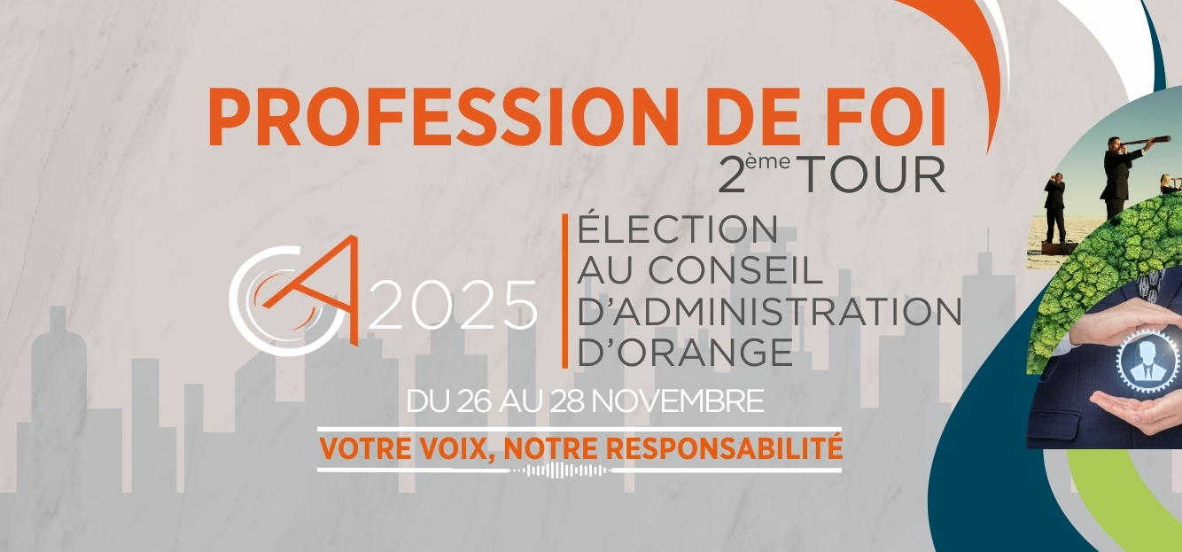 2 ÈME TOUR CONSEIL D’ADMINISTRATION D’ORANGE 2025