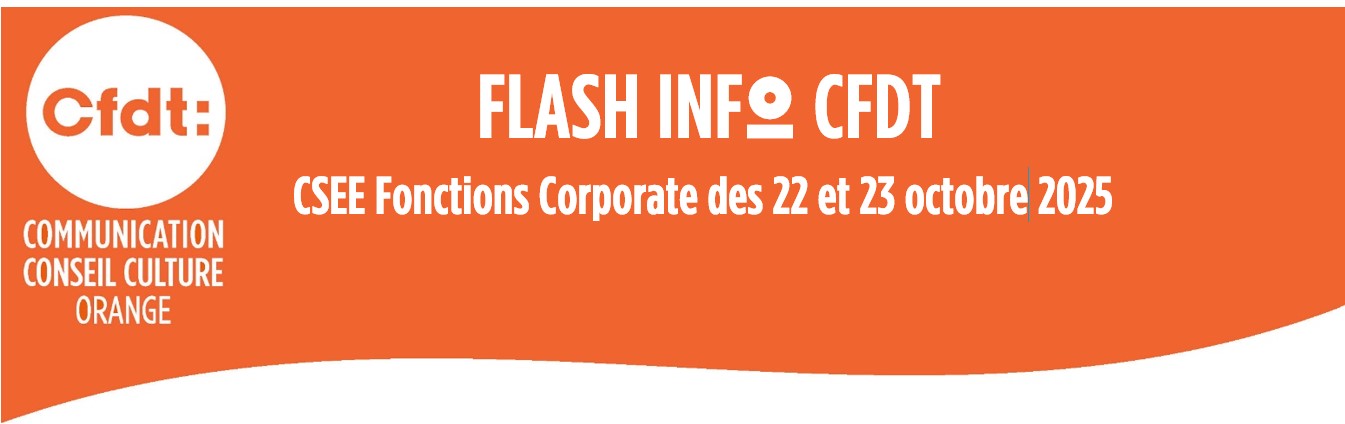 FLASH INFO /CSEE Fonctions Corporate