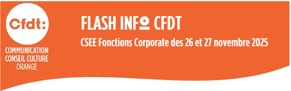 FLASH INFO /CSEE Fonctions Corporate