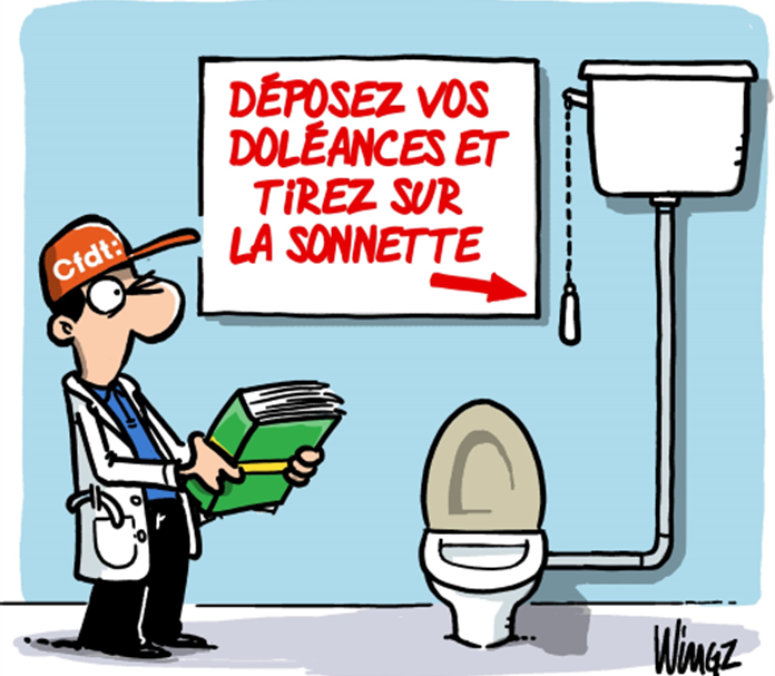 Dessin Wingz Regain N°6 réorganisation chez Orange PROJET REGAIN