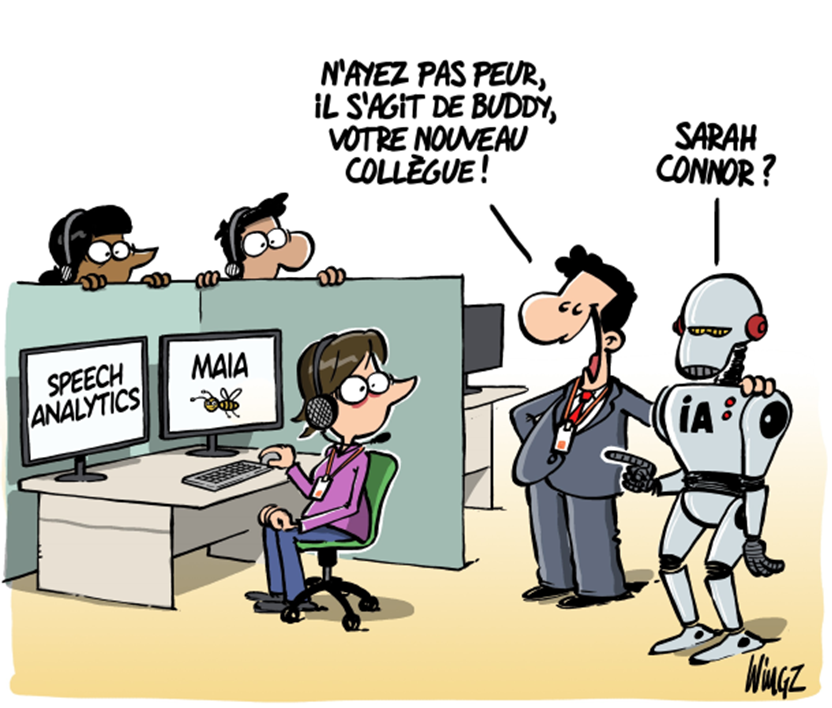 Dessin wingz - Speech analytics