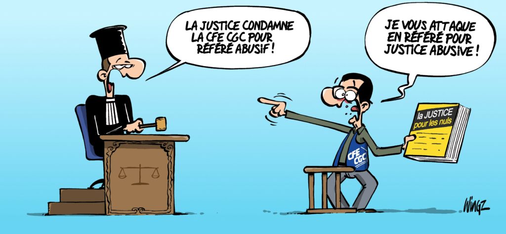 WINGZ - Nouvelle victoire de la CFDT pour la démocratie actionnariale- Au regard des arguments et de la tactique contentieuse de la CFE-CGC, la justice a infirmé en appel ce référé* et a défait la tactique du contentieux de la CFE-CGC.